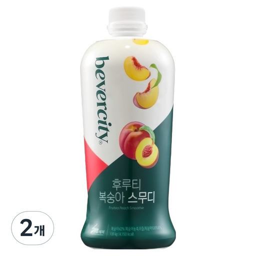 베버시티 세미 후르츠 복숭아 스무디