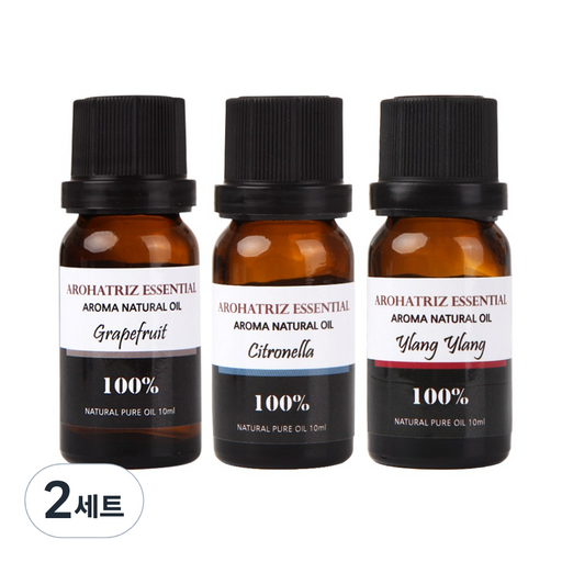 아로하트리즈 에센셜오일 그레이프 프룻 + 시트로 렐라 + 일랑일랑
