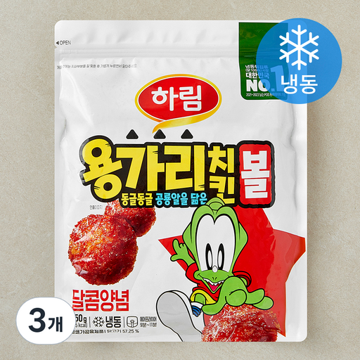 하림 용가리치킨볼 달콤양념 (냉동)