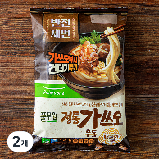 풀무원 반전제면 정통가쓰오우동 2인분