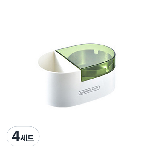 크로닉401 뚜껑 부착형 벽걸이 재떨이 + 스티커