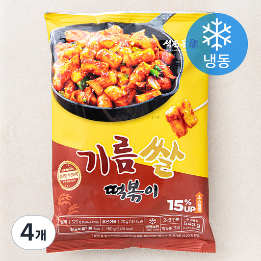 석관동떡볶이 기름쌀떡볶이 (냉동)