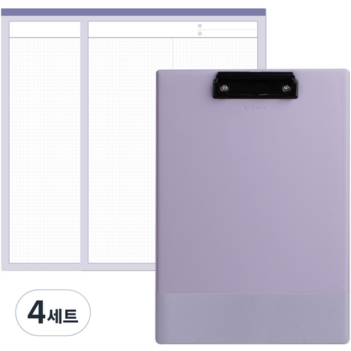데얼스 슬리브 클립보드 A4 + 노트패드 A4