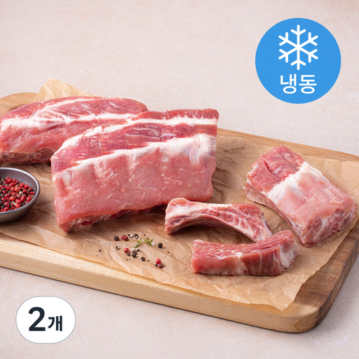 6다이닝 스페인산 듀록 돈등갈비 (냉동)