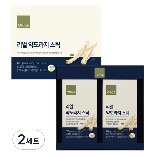ORGA 리얼 약도라지 10g x 40p 세트