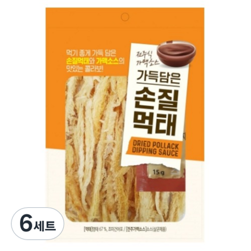 전주식 가맥소스 가득담은 손질먹태 35g + 소스 15g 세트