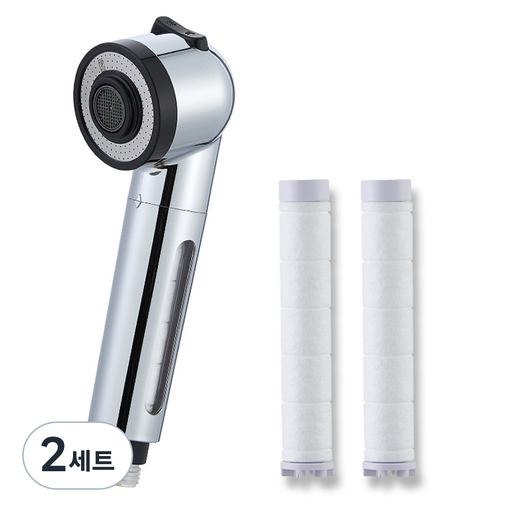 퓨어수 수압상승 히든 필터 주방헤드 + 리필필터 2p 세트