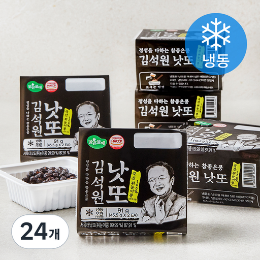 맑은물에 참좋은콩 김석원 쥐눈이콩 낫또 (냉동)