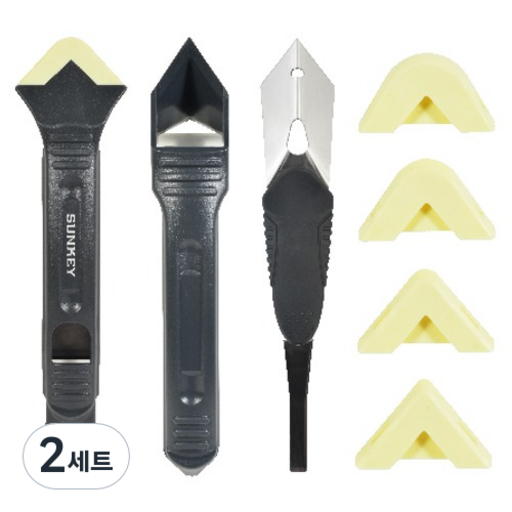 썬키 실리콘 스크래퍼 3종 + 교환패드 5종 세트 SSS-04S