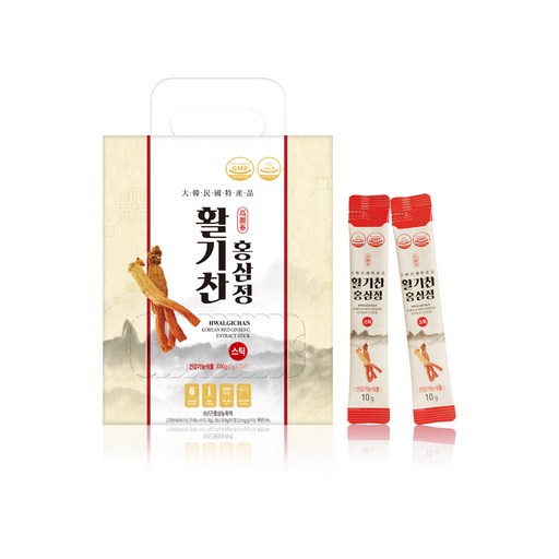 홍삼가건보 활기찬 홍삼정 스틱 100p