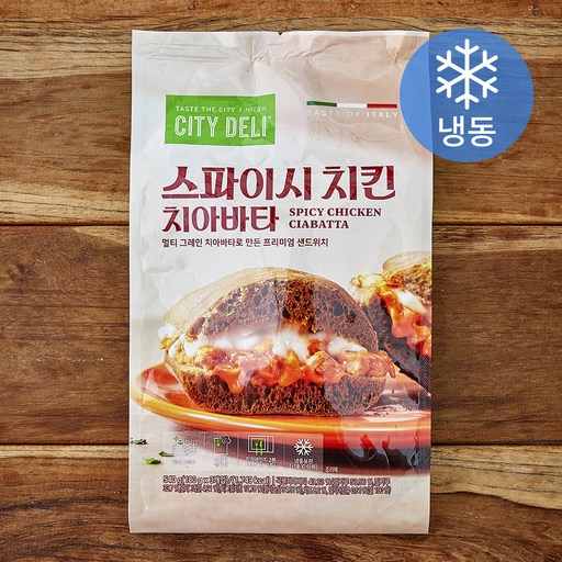 삼립 시티델리 스파이시치킨 치아바타 (냉동)