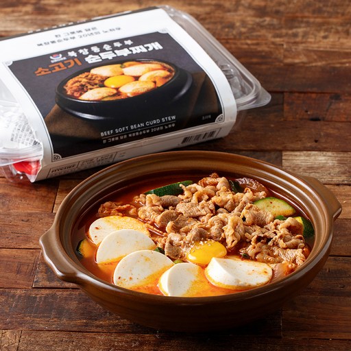 마이셰프 북창동 소고기 순두부찌개 밀키트 2인분