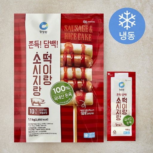 청정원 소시지랑 떡이랑 (냉동)