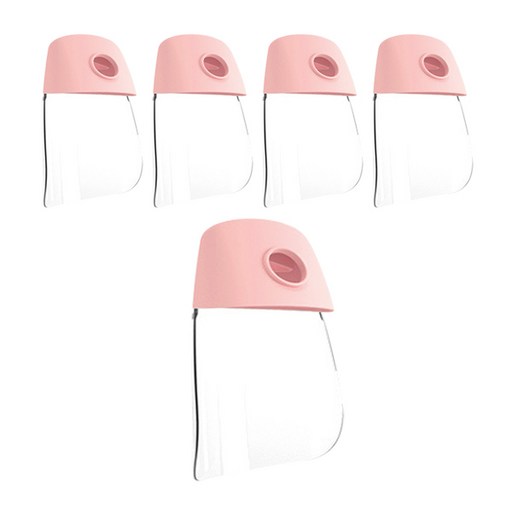 ABM 투명 수도꼭지 연장탭 핑크