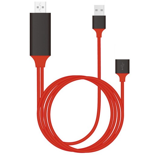 바라보고 아이폰 8핀 안드로이드 C타입 to HDMI 미러링 케이블