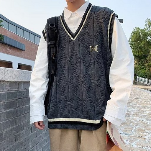 블랙101 남성용 컬러 차메르 조끼 FC-2318884