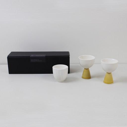 달소금 도자기 술잔 50ml x 3p 커플세트