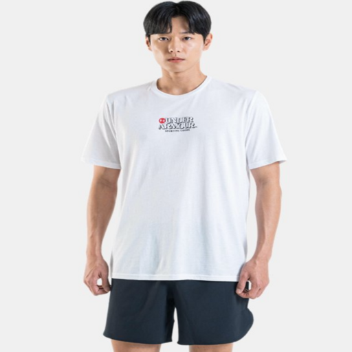 언더아머 남성용 UA 스포팅 굿즈 반팔 티셔츠 1376856-100