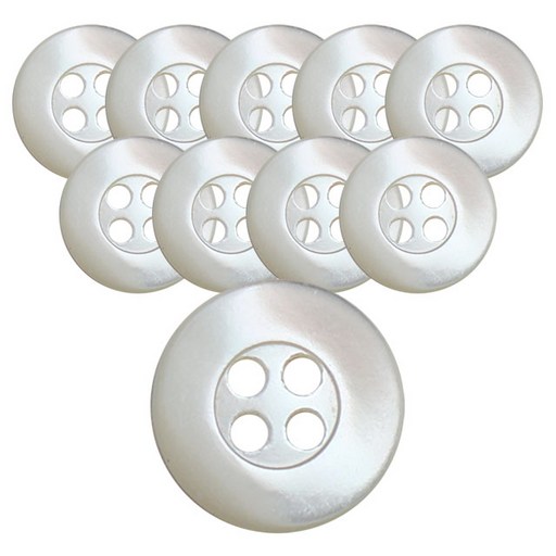 동대문단추왕 고급 리얼 자개 로고테 단추 11.5mm