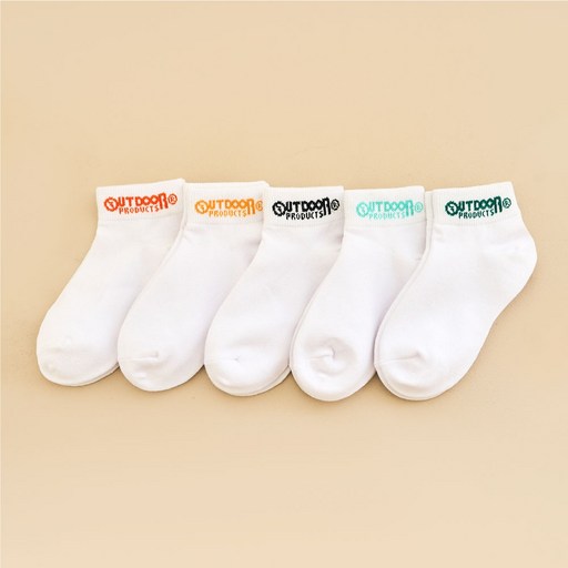 아웃도어프로덕츠 아동용 조이풀 단목 양말 5족