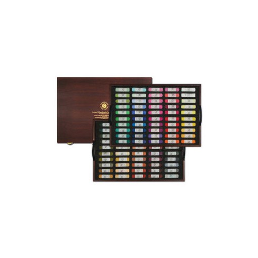문교 핸드메이드 소프트 파스텔 목상자 MPHM-100W