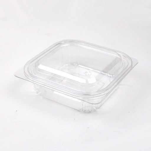 아이엔피 투명 사각 샐러드 용기 340ml 13.4 x 13.4 x 3.8 cm SK-105