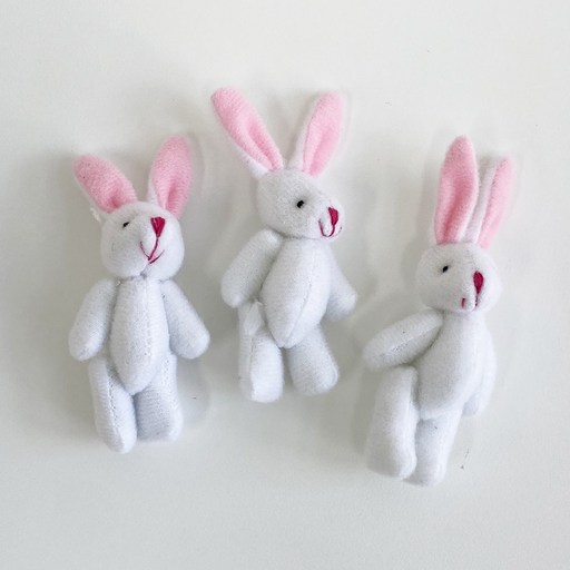 토끼 인형 부자재 8cm 키링 악세사리 재료