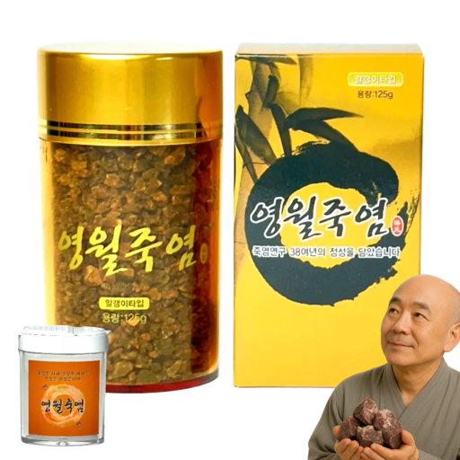[38년 전통기법] 자죽염 9회 죽염 미네랄소금 입자형