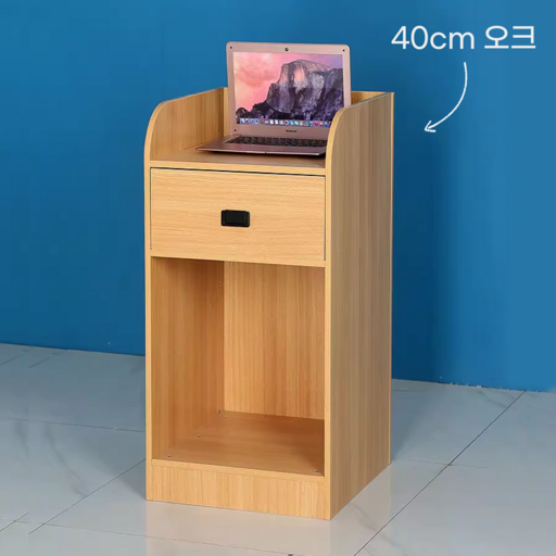 투윅스 슬림 인포데스크 폭좁은 프론트 안내 데스크 카운터 테이블 계산대 리셉션 카페 미용실 네일샵 병원