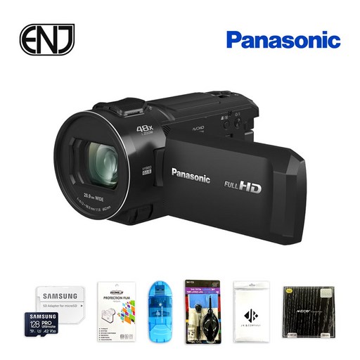 [국내정품] 파나소닉 캠코더 HC-V900+삼성 메모리 128GB+5종 패키지 / ENJ
