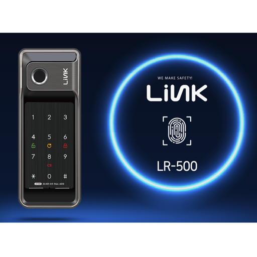 링크 LR-500F 지문인식 현관문도어락 방화문 번호키 보조키 카드키 없음