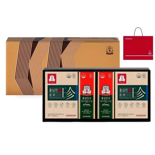 정관장 다보록 스폐셜 베스트 홍삼진윤 5p x 2개 + 홍삼진고 바이탈스틱 5p x 4개 세트