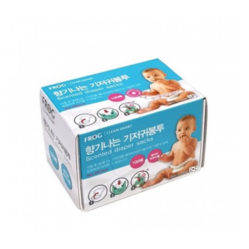 프로그 향기나는 기저귀봉투 베이비파우더향 100p