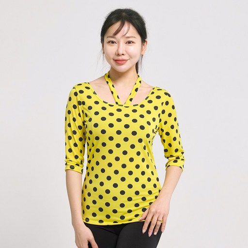 리나컴퍼니 도트초커티셔츠 LDT31200