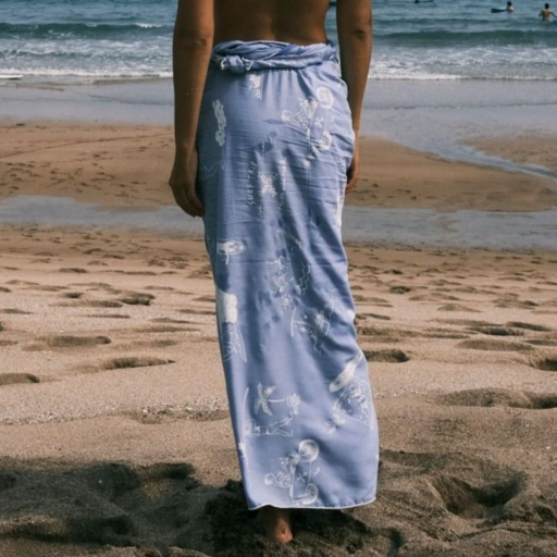 [멧앤멜 사롱] Surf Trip / 사롱 비치웨어 홈데코 인테리어 비치매트 커버업 커튼 랩스커트 여행 캠핑 피크닉 패브릭 서핑