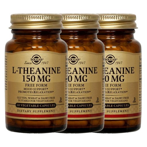 솔가 L-테아닌 프리폼 150mg 베지터블 캡슐 글루텐 프리