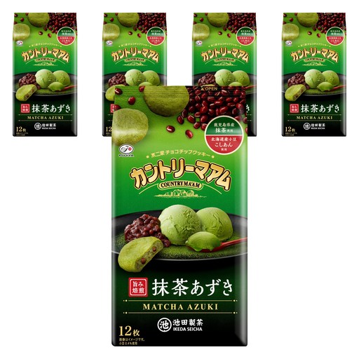 컨트리맘 초코칩 쿠키 팥 말차맛 12개입