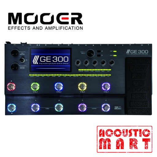 Mooer 무어 GE300 기타 베이스 고급형 이펙터 멀티이펙터 멀티이펙트 프로세서 GE-300