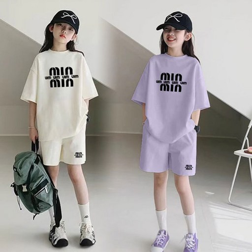 슈슈아리 미니멀 데일리 셋업  주니어 초등학생 여름상하복 데일리룩 아동공용