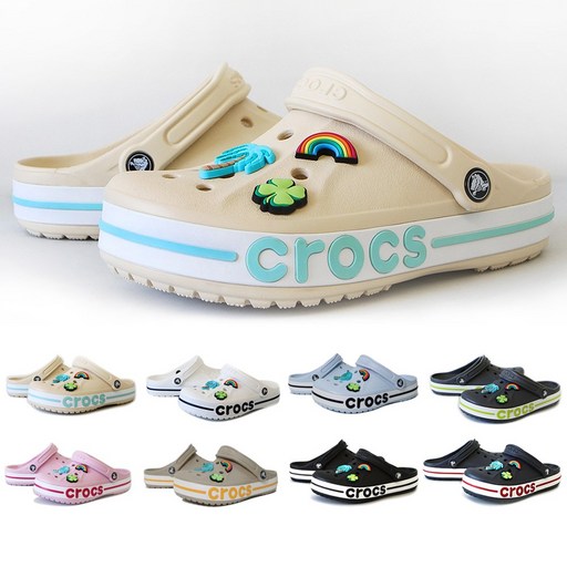CROCS ORIGINAL BAYABAND CLOG 크록스 바야밴드 클로그 + 레츄 악세사리