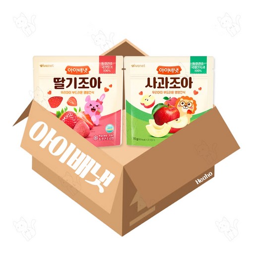 아이배냇 동결건조 과일칩 딸기조아+사과조아