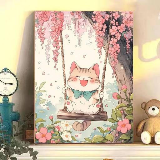 DIY 명화그리기 유화 그림 그리기 아크릴화 30*40cm
