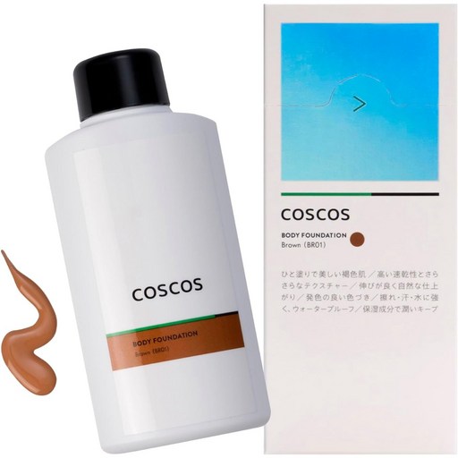 COSCOS 바디 파운데이션 100g 브라운