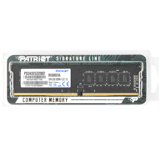 패트리어트 DDR432G PC4-25600 CL22 SIGNATURE 3200MHz 파인인포, 1개