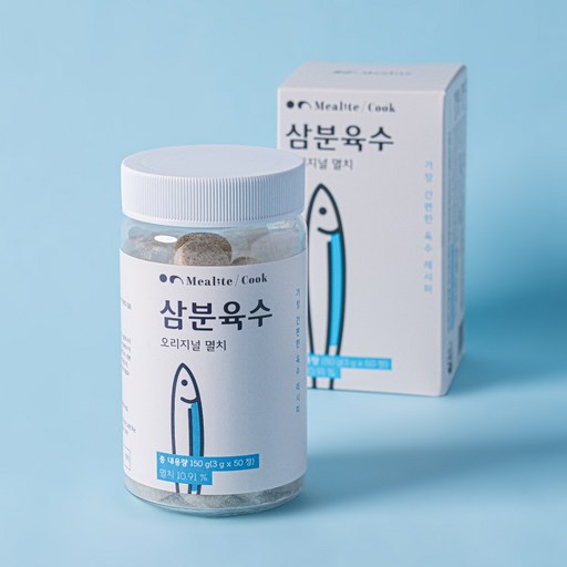 밀라이트 쿡 삼분육수 오리지널 멸치 50p