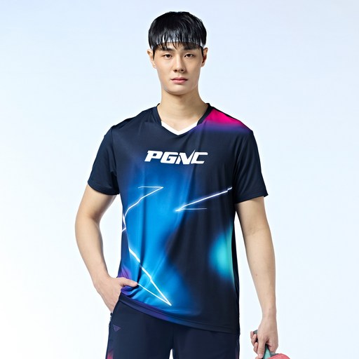 ㈜패기앤코 패기앤코 코트어드밴티지 남성 스포츠 기능성 데일리 반팔 라운드티셔츠 배드민턴 탁구 볼링 홈트 헬스 러닝 RT-1060