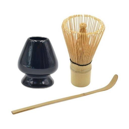 AOHAO 차선+차선립+차시 3PCS 세트 도자기 다구 다기 말차도구 matcha whisk