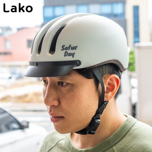 라코 세터데이 어반 미니벨로 전기자전거 헬멧