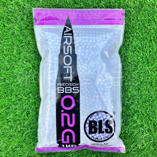 BLS 0.2g 정밀 비비탄 보라색 보라돌이 정밀 등급 BB탄 1kg 약5000발 Precision BBs Purple