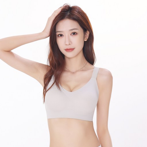 Lovsxxy 여성 노와이어 브라자 편한 일체형 심리스 스포츠브라 6006